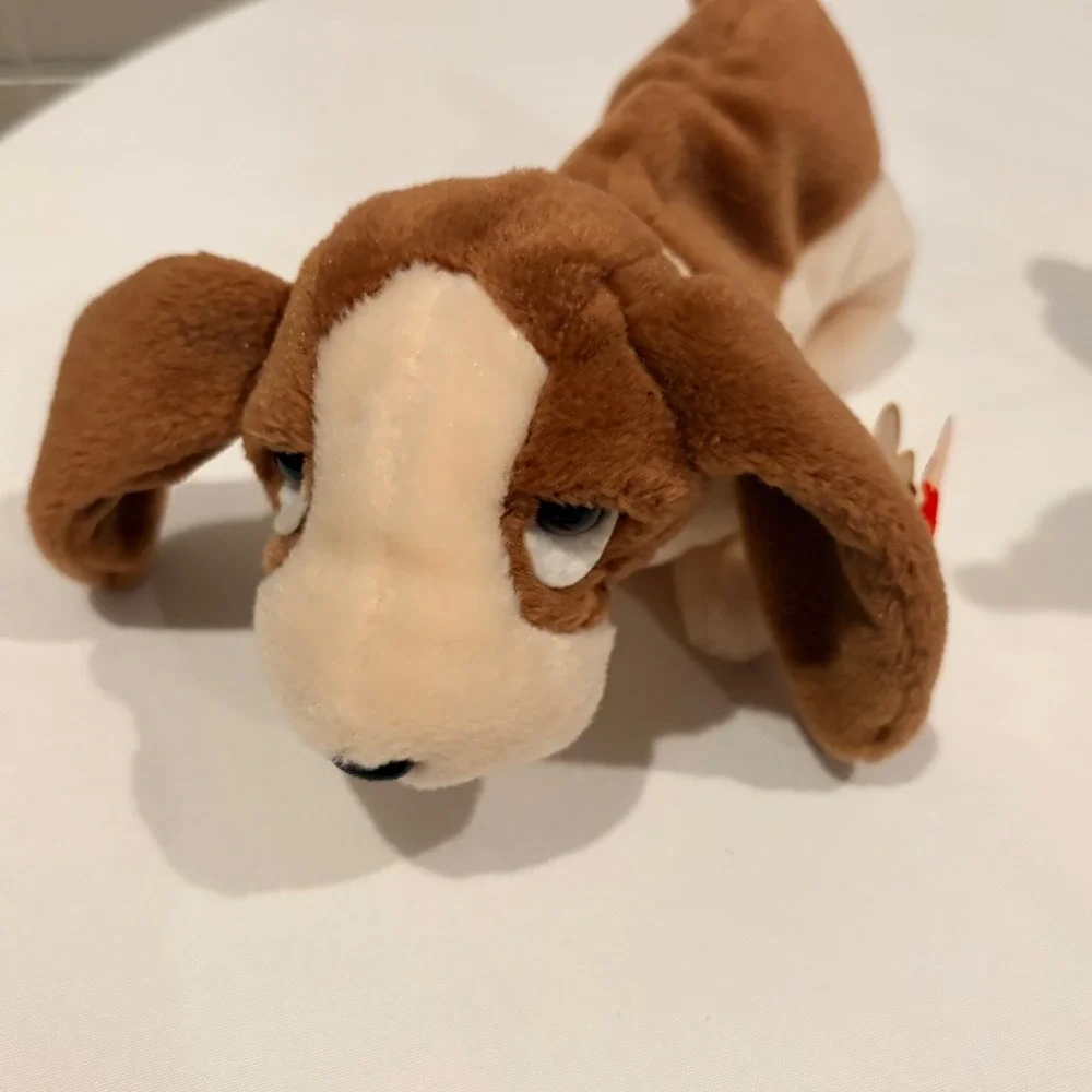 Ty Beanie Babies Dog Lot of 5 Tracker Fetch Spunky Scottie Error Tag Vintage